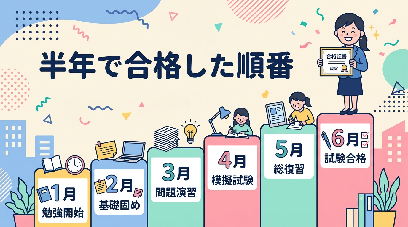 半年で1級建築施工管理技士に受かったときの勉強順序