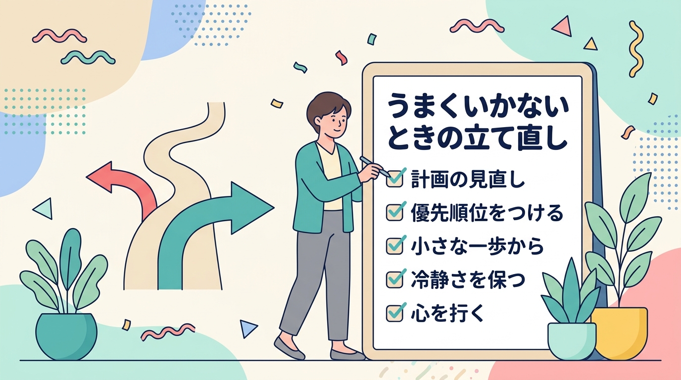 過去問先行がうまくいかないときの立て直し方