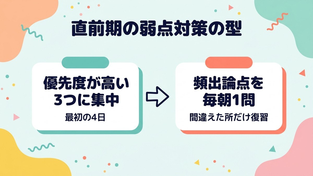1週間の型