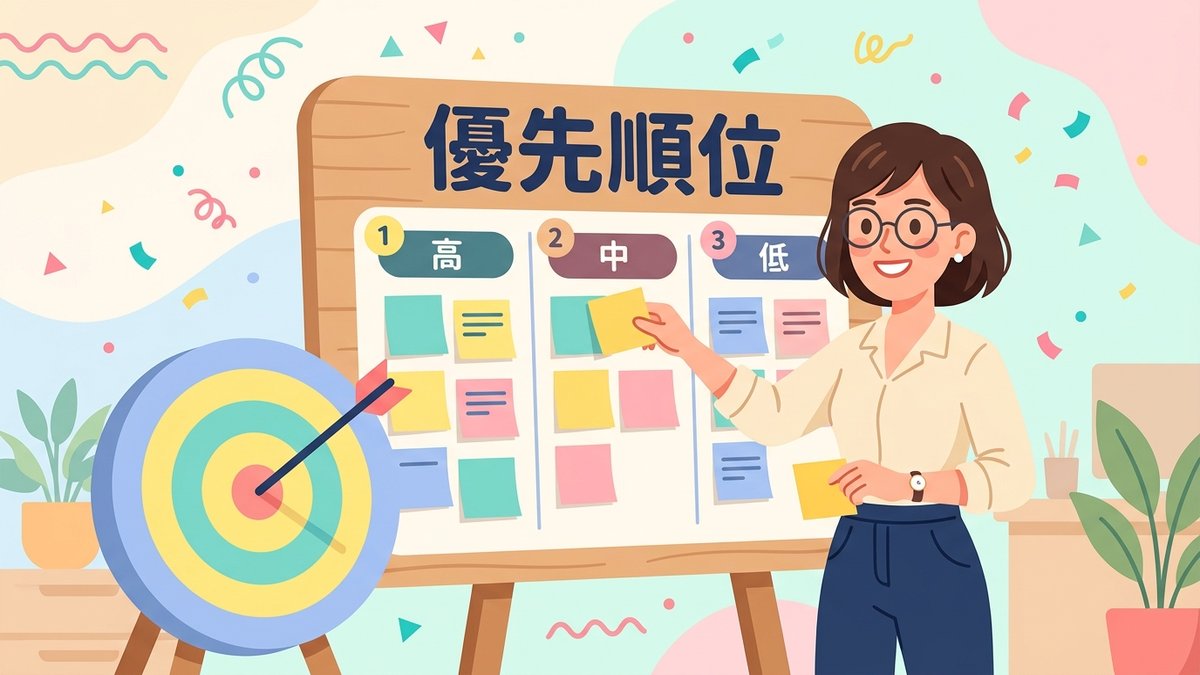 優先順位をつけて得意な問題に集中する