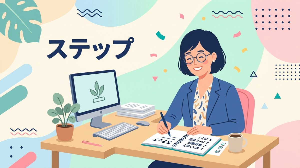 リスケの手順をノートに書き出す