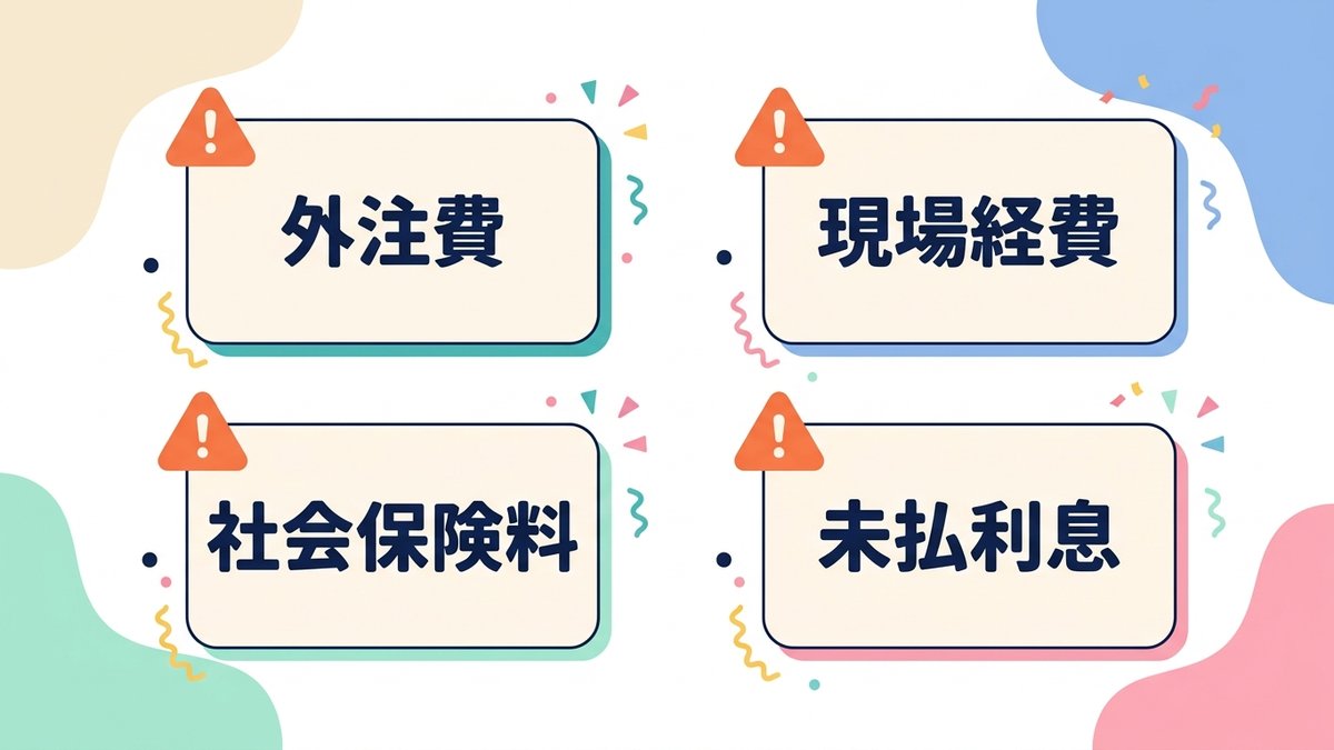決算で漏れやすい4つのポイントと、漏れると起こること