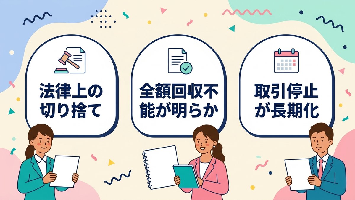 貸倒損失を計上できる3つのケース