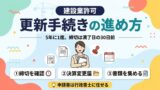 建設業許可の更新手続きの進め方