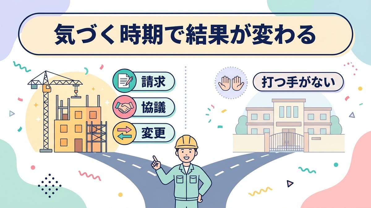 赤字工事は「終わってから」ではもう手遅れ